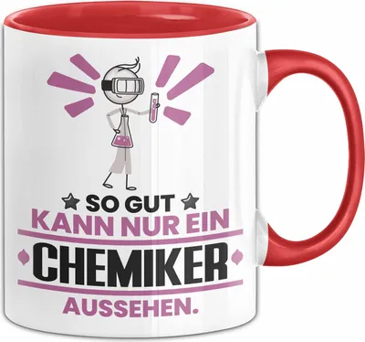 Produktbild von Chemiker Geschenk Tasse So Gut Kann Nur Ein Chemiker Aussehen Geschenkidee Kaffee-Becher (Rot)