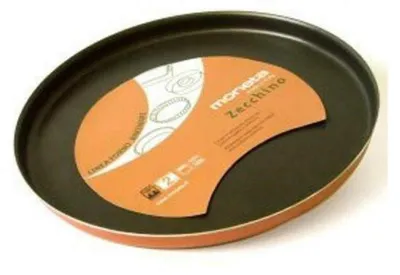 Antihaft-Pizzaboden aus Aluminium, 32 cm, rund, ofenfest