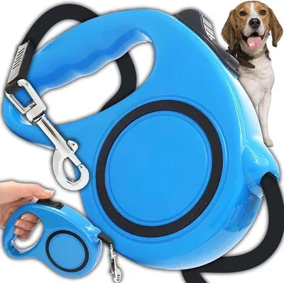 Immagine prodotto di Guinzaglio avvolgibile per cani di piccola e grande taglia | Guinzaglio flessibile per passeggiate piacevoli | Comodo guinzaglio con impugnatura | Guinzaglio estensibile robusto per passeggiate