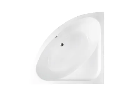 Produktbild von Badewanne Eckbadewanne 148x148 mit AcrylSchürze, Ablaufgarnitur & Füßen GRATIS | Komplettset 4in1 Original Acryl Wanne Siphon | BADLAND LUKSJA