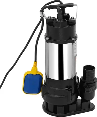 Produktbild von Tauchpumpe, automatischer Schwimmerschalter, hohe Durchflussrate, 220V, Silber und Schwarz, EU