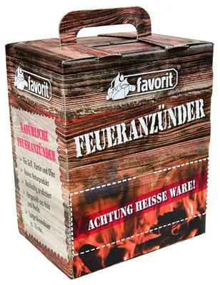 Productafbeelding van Aanmaakblokjes houtwol en was - 100 stuks - Natuurproduct -