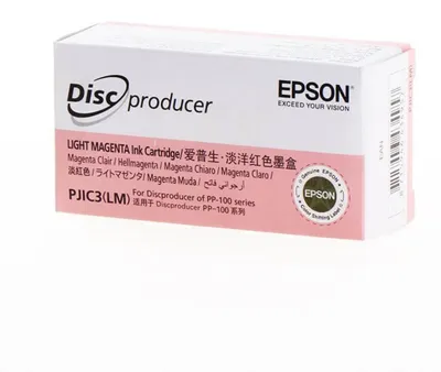 Produktbild von Epson Discproducer-Tintenpatrone, Light Magenta (MOQ=10), Helle Magenta, Tinte auf Pigmentbasis, 1 Stück(e)