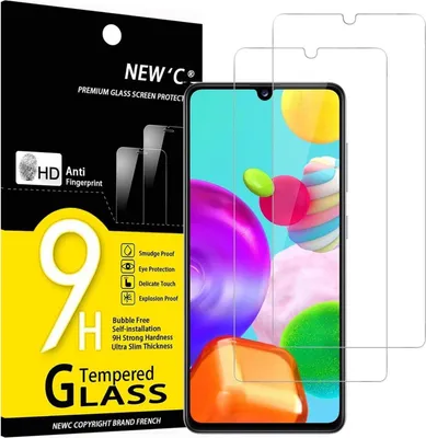 Produktbild von Panzer Schutz Glas Samsung Galaxy A41 2 Stück 9H Härte 0.33mm Ultra-klar
