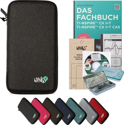 Produktbild von CALCUSO Zubehör Streberpaket Dunkelgrau kompatibel für Grafikrechner TI Nspire CX II-T /CX II-T CAS