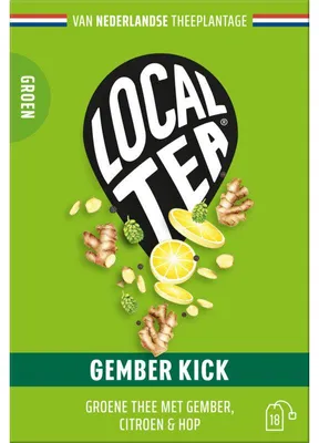 Produktbild von LocalTea Gember Kick Ingwertee 27g – Aromatischer, natürlicher Ingwertee