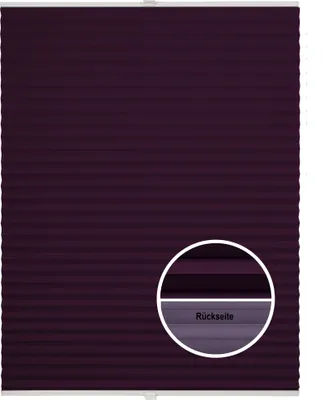 Produktbild von Plissee Thermo Klemmfix ohne Bohren Farbe: Violett, Größe: 70x210 cm