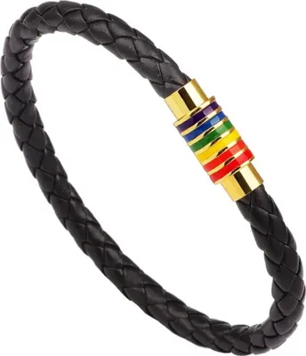 Image de Bracelet ER-34319 Noir / Or / Multicolore pour Hommes KP34319