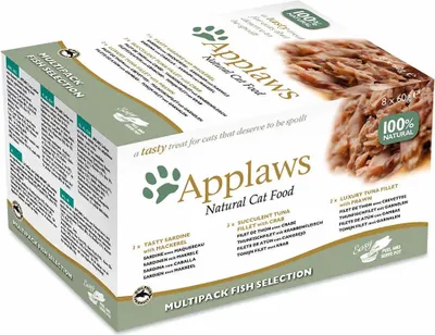 Produktbild von Applaws Cat Multi Selection Fischturbine 8X60Gr