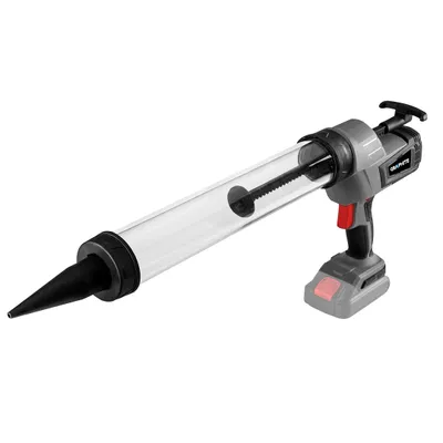 Produktbild von GRAPHITE 18-V-Versiegelungspistole, Konstruktion und Versiegelung von Oberflächen, presskraft bis zu 4.500 N und Extrusionsgeschwindigkeit von 0,7 bis 11 mm/sec, 6 Geschwindigkeitsstufen