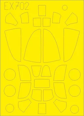 Produktbild von Eduard Accessories EX702 - 1:48 P-39/P-400 TFace for Eduard - Neu