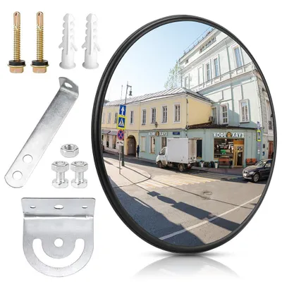 Obrázek produktu pro Bezpečnostní zrcadlo, 30 cm, konvexní, pro garáže a dopravu