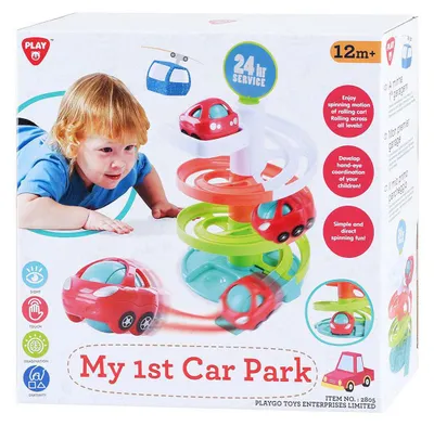 Produktbild von Play Autobahn Parkgarage Kunststoff buntes Spielzeug für Kinder