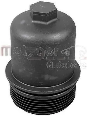 Produktbild von Deckel Ölfiltergehäuse Kunststoff mit Dichtung METZGER für u.a. AUDI A3