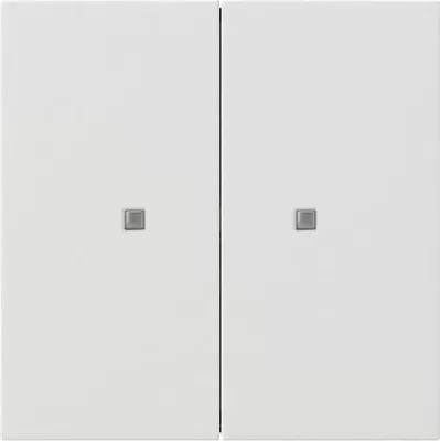 Produktbild von Gira Taster Wippe 2f OneKNX Flächenschalter Reinweiß 5173112