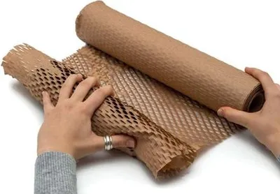 Zdjęcie produktu dla Papier nacinany kraft brąz 30cm/25m