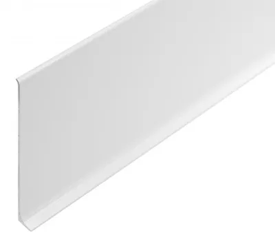 Zdjęcie produktu dla Listwa przypodłogowa aluminiowa 100mm Cezar Biały RAL9003 Mat 2,50m