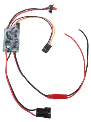 Produktbild von Bürstenbehafteter ESC, SM-Stecker, elektronischer Geschwindigkeitsregler mit Bremse für WPL MN C14, C24, C34, C44, B14, B24, B16, B36 – 1:16 RC-Car-Upgrade-Teil, 16 A