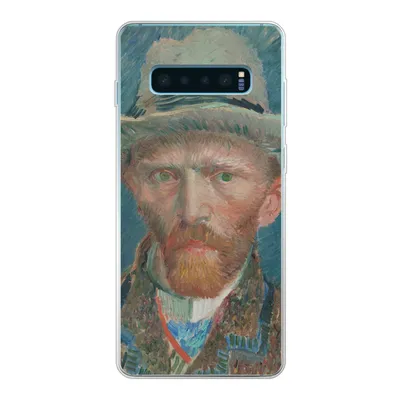 Produktbild von MuchoWow® Handyhülle Schutzhülle Hülle für Samsung Galaxy S10 Lite Selbstporträt 1887 - Gemälde von Vincent van Gogh Silikon Softcase Handy Hülle - Schutz