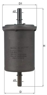 Produktbild von Kraftstofffilter KNECHT KL 416/1 für RENAULT Clio III Schrägheck (BR0/1, CR0/1) Leitungsfilter