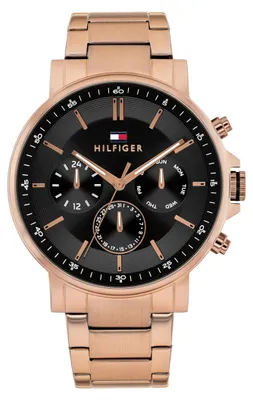 Obrázok produktu pre Zegarek męski TOMMY HILFIGER 1710712 różowe złoto klasyczny
