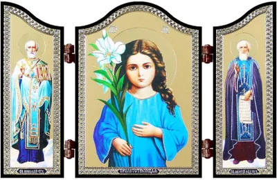 Produktbild von 1418 Triletstvujushhaja Gottesmutter Christliche Ikone Triletstvujushhaja Reis