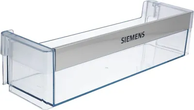 Produktbild von Siemens 11000539 Abstellfach Absteller Flaschenfach Flaschenabsteller Flaschenabstellfach Flachenfach Kühlschrankeinsatz Ablage Türkonsole unten 439x100mm Kühlschranktür