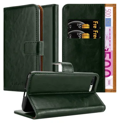 Obrázek produktu pro Cadorabo pouzdro pro Apple iPhone 7 PLUS / 7S PLUS / 8 PLUS Protective Case in Green Kryt na mobilní telefon typu kniha Etui Luxury