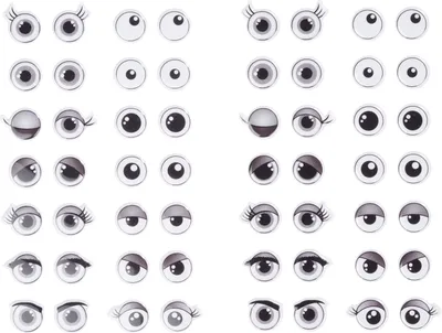 Produktbild von 3D Sticker "Augen"