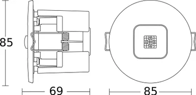 Produktbild von Steinel Praesenzmelder Ir Micro 067144 Office Dali2-Apc De Ws 067144