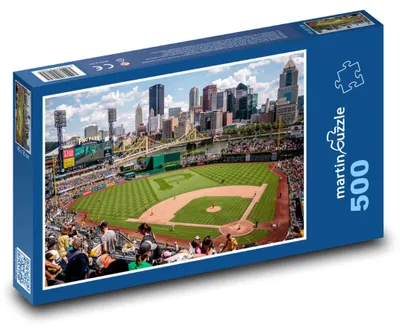 Produktbild von Puzzle 500 Baseballfeld im Stadtzentrum - martinpuzzle