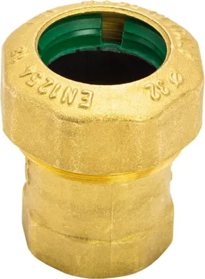 Produktbild von PE Rohr Verschraubung MESSING Fitting Kupplung Winkel Klemmverbinder Muffe  Italy (Verschraubung 25 x 3/4" IG)