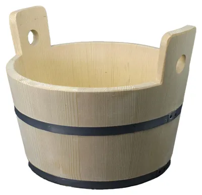 Zdjęcie produktu dla Drewniana wanna o pojemności 15 l i wysokości 34 cm
