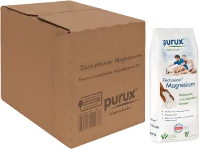 Produktbild von Zechsteiner Magnesium 3,6kg Zechstein MgCl2 Kosmetikqualität 6x 600g Beutel