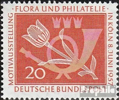 Produktbild von Briefmarken BRD (BR.Deutschland) 1957 Mi 254 (kompl.Ausg.) FDC Briefmarkenausstellung