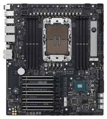 Immagine prodotto di ASUS PRO WS W790-ACE - Scheda madre - SSI CEB - LGA4677 Socket-E - Chipatz W790 - 10 Gigabit LAN, 2,5 Gigabit LAN - Audio HD (8 canali) (90MB1C70-M0EAY0)