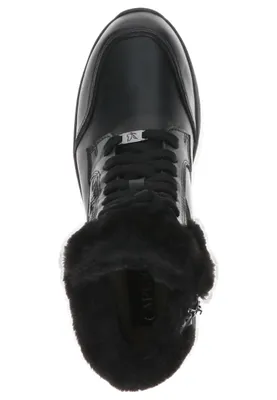 Produktbild von Caprice Damen Stiefelette Schnürboots Leder Zierreißverschluss 9-26105-43, Größe:38 EU, Farbe:Schwarz