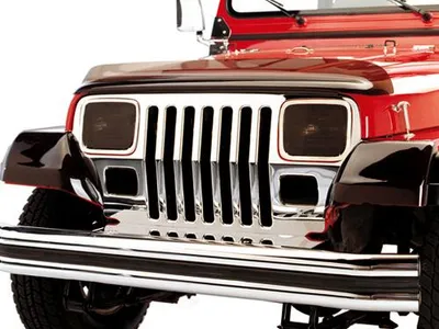 Obrázek produktu pro Wrap around-Bug Deflector Kapota Kouřové sklo Kryt Jeep Wrangler YJ 87-95