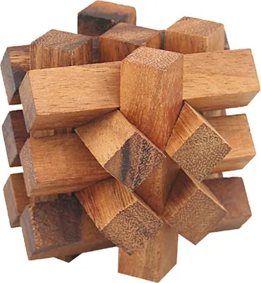 Produktbild von Tano - The Locked Bricks - Holzspielzeug 8,0 x 8,0 x 8,0 cm