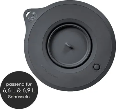 Produktbild von Kitty Professional Profi-Frischhaltedeckel "Überzieher" ANTHRAZIT  kompatibel mit KitchenAid 6,6 und 6,9 Liter Küchenmaschine