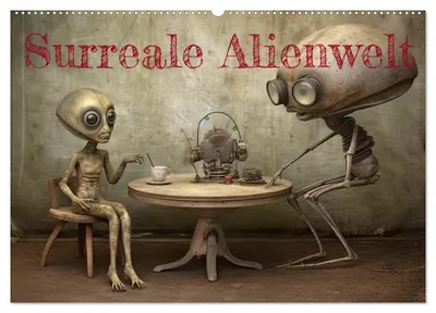Produktbild von Surreale Alienwelt (Wandkalender 2027 DIN A2 quer), CALVENDO Monatskalender
