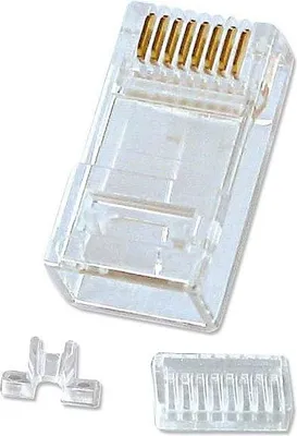 Image de Lindy 62430 LINDY RJ45 Stecker UTP Cat6 mit Einführhilfe 10er Pack