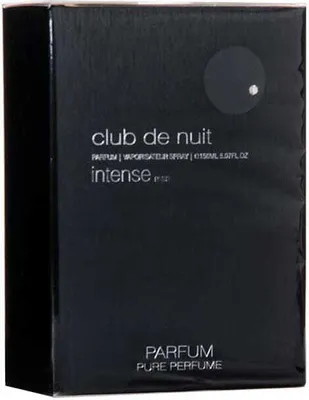 A black box of Armaf Club de Nuit Intense Man perfume.