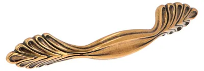 Produktbild von Griff für Möbel aus Zinklegierung, Lochabstand 96 mm, gebürstet. Set mit 25 Stück