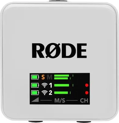 Immagine prodotto di Microfono Rode senza fili GO Gen 3 Bianco Set per interviste 1
