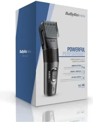 A product box for a BaByliss MEN hair clipper.