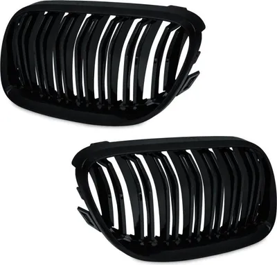 Produktbild von Sport Kühlergrill Front Grill passend für BMW 3er E92 E93 schwarz Doppelsteg