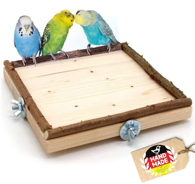 Productafbeelding van Grote houten zitplank "L", 20x20 cm