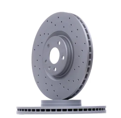 Produktbild von 2x ZIMMERMANN 250.1395.52 Bremsscheibe Vorderachse