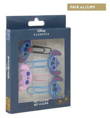 Obrázok produktu pre Klipy Stitch 4 kusy Gumový plast